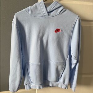Boys Light Blue Nike Hoodie